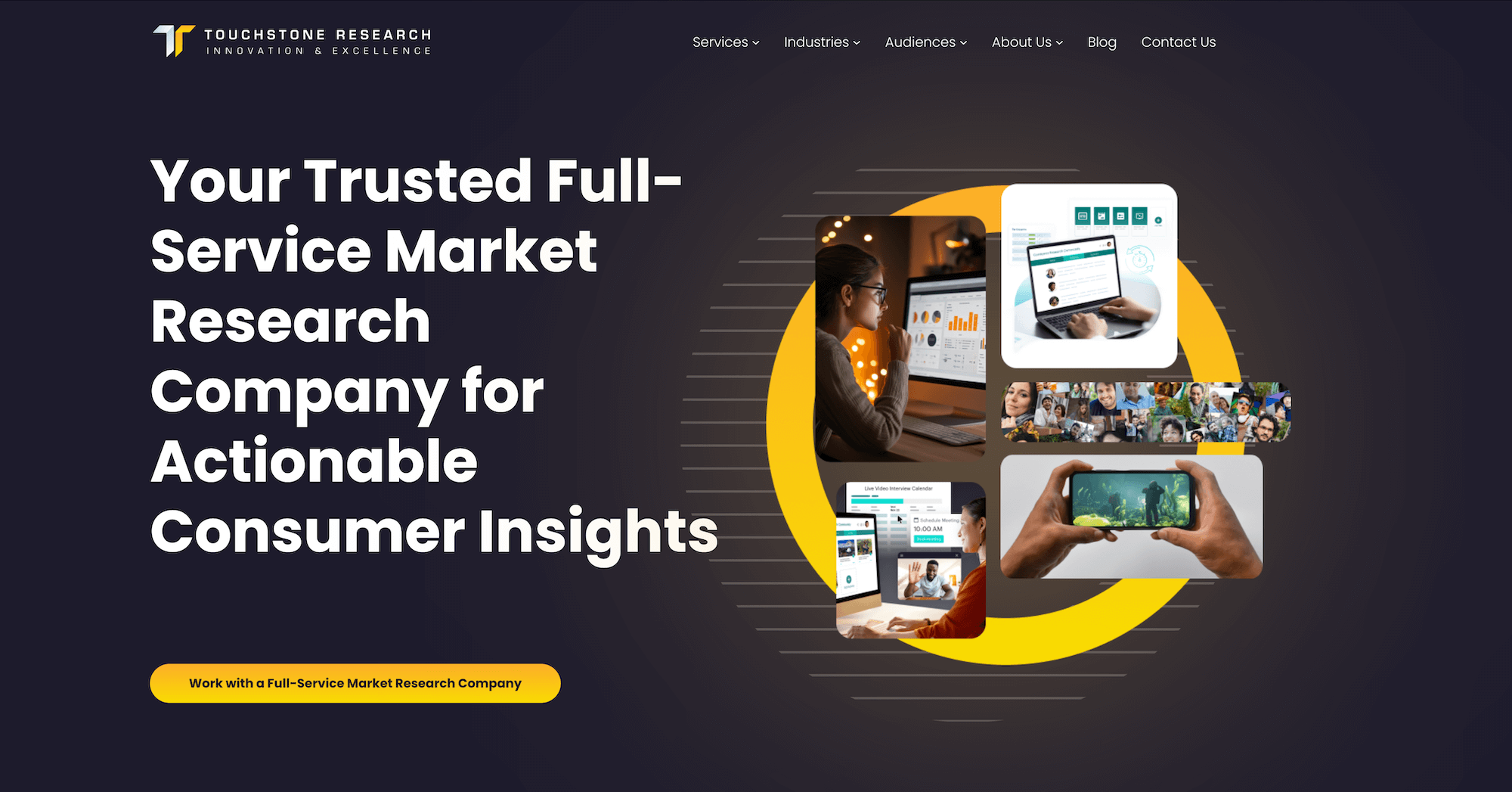 Touchstone Research homepage: Your Trusted Full-Service Market Research Company