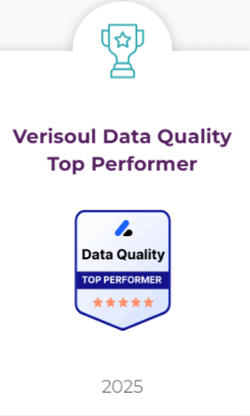 Verisoul Data Quality Top Performer