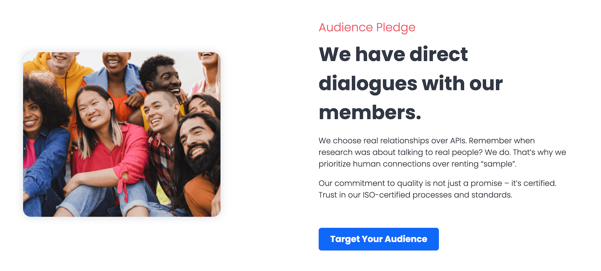Pollfish Audience Pledge: Target Your Audience